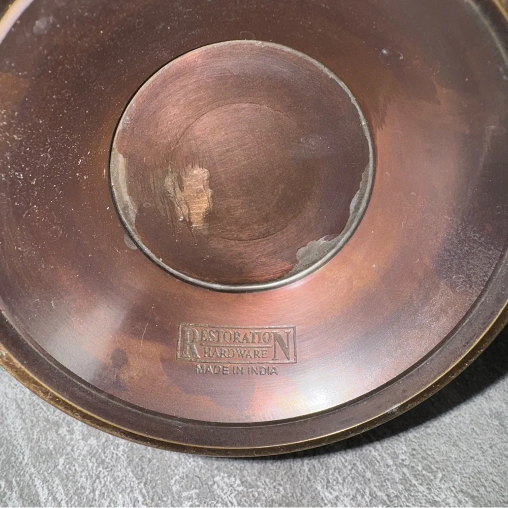 Restoration Hardware Bronze Vase Duo
